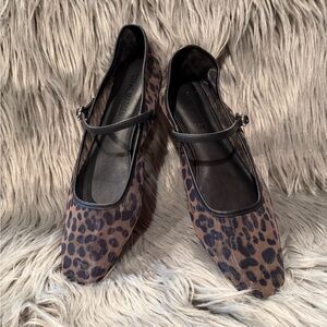 *BRAND NEW* Steve Madden Mesh Cheetah Ballet Flats (Women’s 8.5)